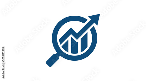 Graph Chart Increase Arrow Icon.