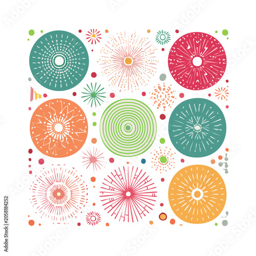 Mandala geometric pattern vector design