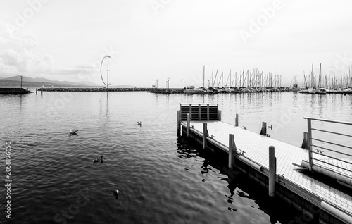 pier on the lake