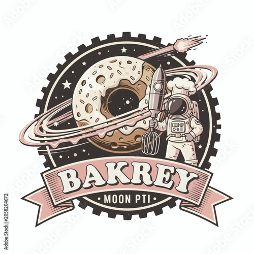 Playful and unique brand identity perfect for modern pastry shops, donut stores, or creative catering businesses wanting a memorable look.