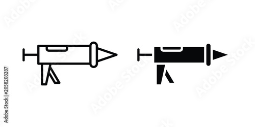 Fotografie Sealant gun icon