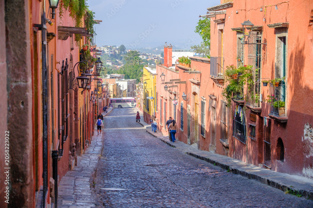 Naklejka premium Streetscapes and landmarks of San Miguel, Mexico