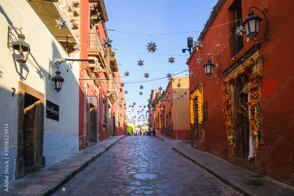 Naklejka premium Streetscapes and landmarks of San Miguel, Mexico