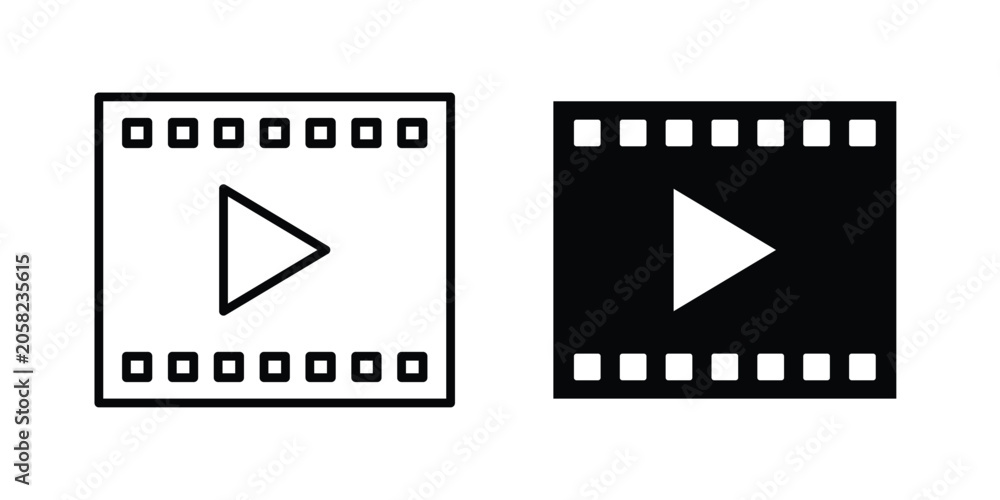 Fototapeta premium Film icon