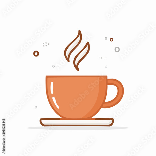 Steaming Cup of Coffee Icon