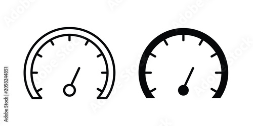 Bild auf Leinwand Tachometer icon