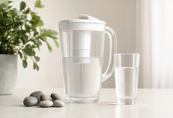 glass of fresh milk in a transparent glass on white background