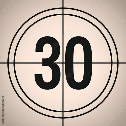 Film countdown number 30
