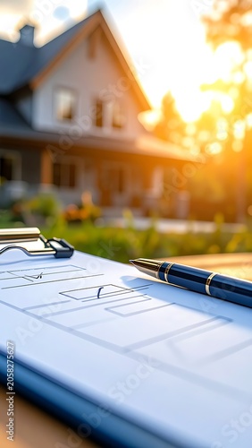 Home plan and house