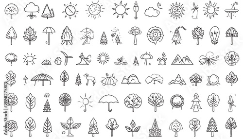 Nature icons collection