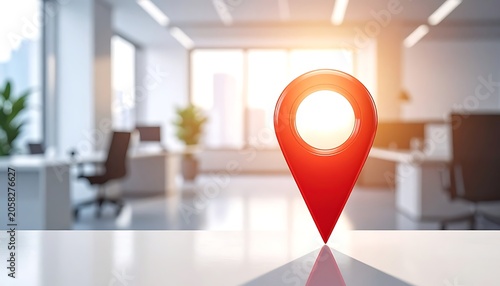 Location marker in office