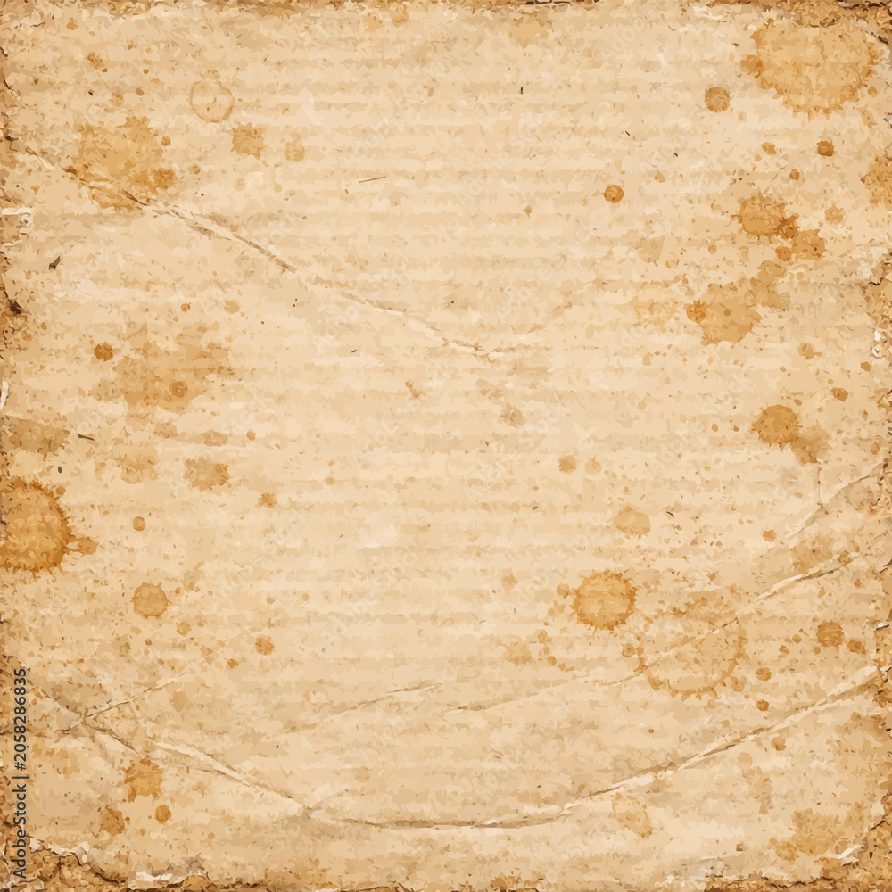 Fototapeta premium Old brown recycle cardboard paper texture background with rough vintage surface ideal for eco packaging branding retro artwork and rustic creative projects