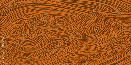 Quadro su tela A closeup of a natural brown wood texture background shows the macro pattern of