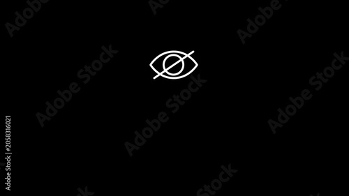  Sensitive Content Screen. Content Warning Screen animation with alpha channel.