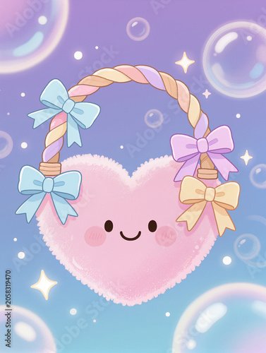 heart with butterflies