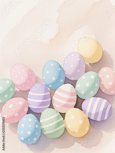 colorful easter eggs