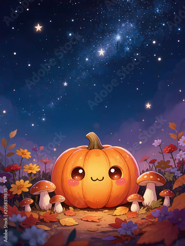 halloween pumpkin on a dark background