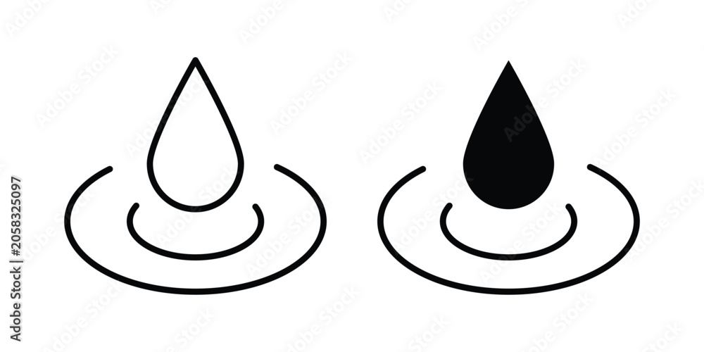 Fototapeta premium Droplet icon