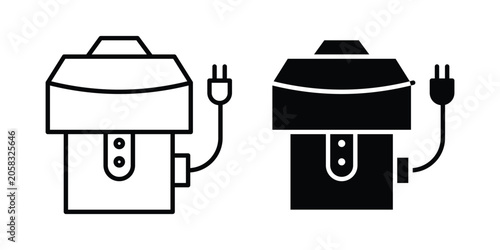 Tableau sur toile Garbage disposal icon