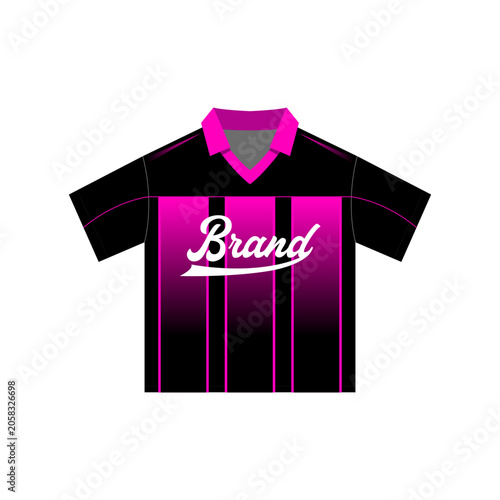 gradient black and magenta pink color baseball tshirt template