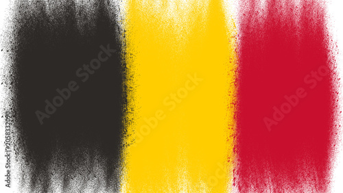 Belgium Flag Spray Paint Background Texture Vector Illustration, isolated, transparent, png, suitable for Belgium national event, European celebration, patriotic artwork