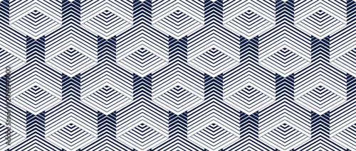 фотографія 3D cubes seamless background, abstract tiling endless pattern with blocks, cubic optic construction wallpaper, surreal op art surface modular abstraction
