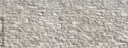 Panel kuchenny z motywem Stone wall texture presenting rough rustic masonry background