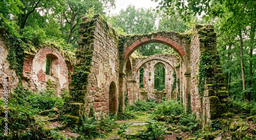 Nature Reclaims Ancient Stone Monastery Ruins