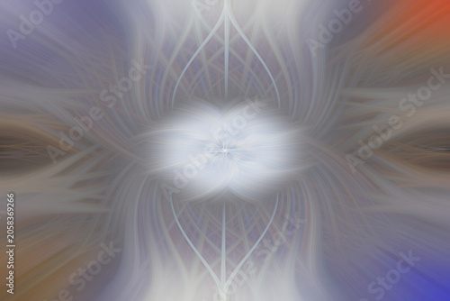 Abstract background with radial, radiating, converging lines. Blur background texture of fractal design