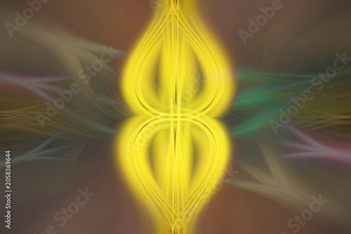 Abstract background with radial, radiating, converging lines. Blur background texture of fractal design