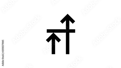 Konstfotografi Symbol of Faith, black isolated vector silhouette