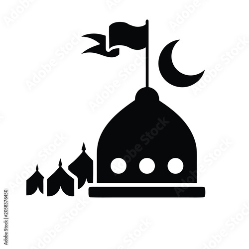 vector illustration of mosque