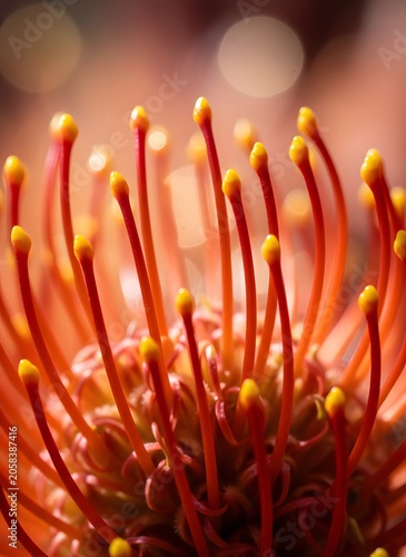 Fiery Stamen Macro