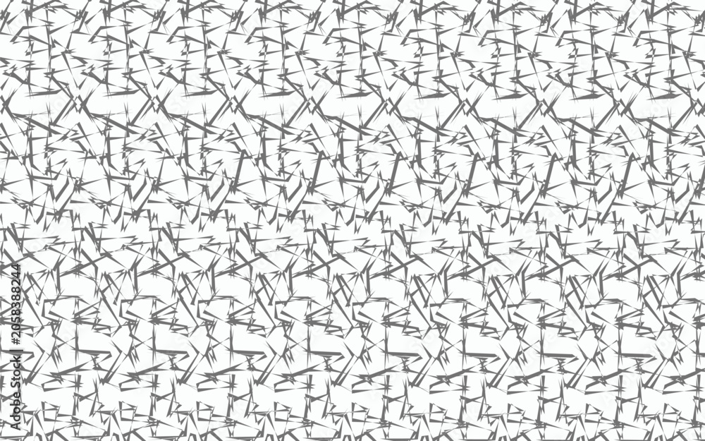 Obraz premium Abstract stereogram pattern with hidden 3D depth, monochrome autostereogram background, optical illusion vector texture for visual puzzles