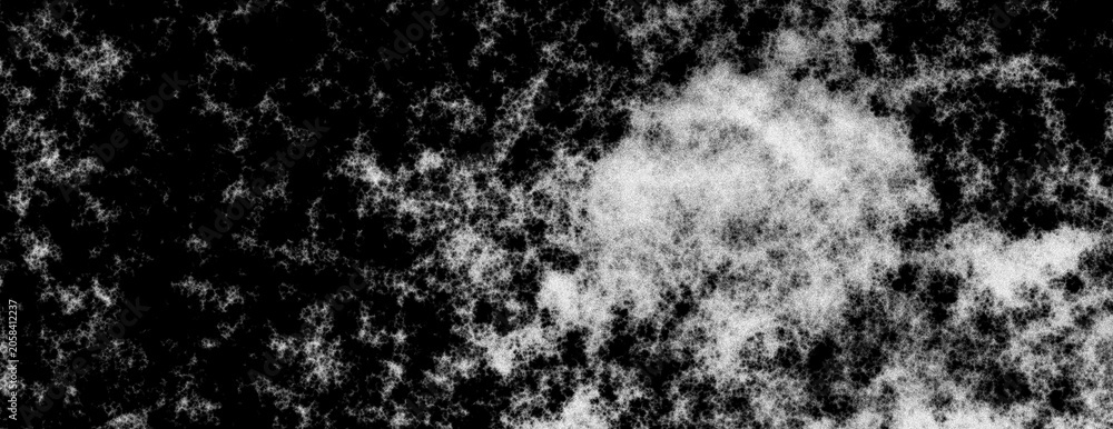 Fototapeta premium Abstract black and white grunge texture. Panoramic background with white noise, grain, and dust overlay pattern.