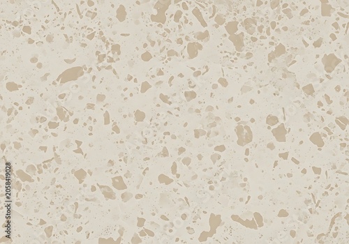 Beige terrazzo stone texture with natural aggregate pattern