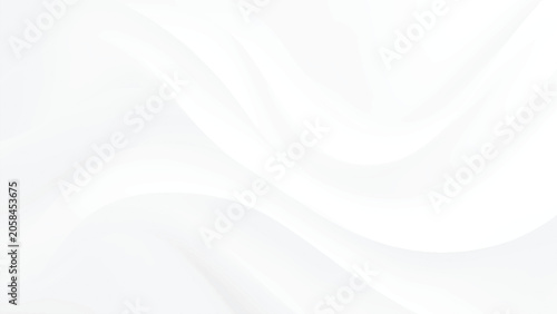 Foto Abstract white wavy background texture with smooth curves and light gray shadows