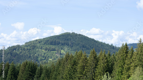 Trekking around Oberstaufen in Bavaria - Allgaeu in Springtime - Holiday in Green Landscape