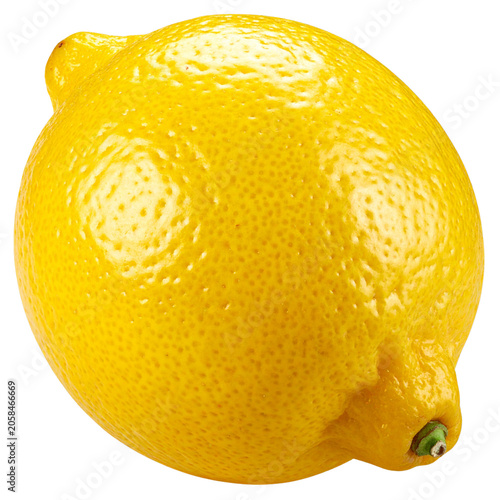 Foto Fresh Lemon Fruit Isolated on Transparent Background