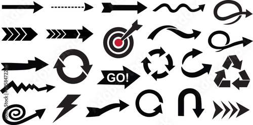 Vector Arrow Icons Set Collection