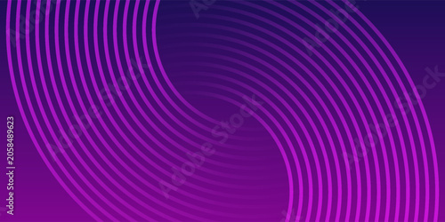Abstract radial line background with modern circular patterns and vivid purple color palette.