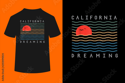 Obraz na plátne California Dreaming T-Shirt