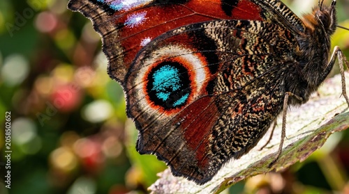 Butterfly wing macro close up showing intricate patterns colorful textures and natural design