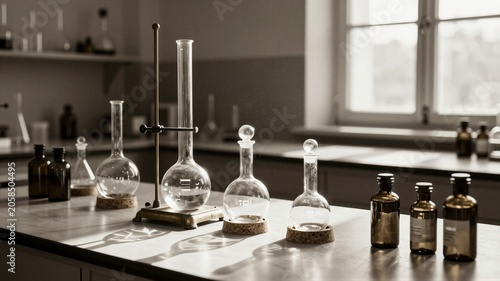 Vintage Laboratory Bench