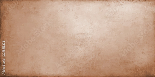 Tableau sur toile Old vintage grunge paper texture background with aged parchment style on wood su