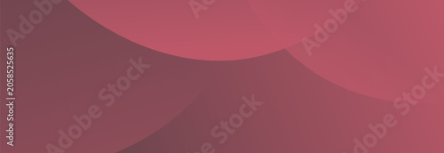 Abstract dark dusty pink and mauve background featuring minimalist overlapping large circular curved geometric shapes with subtle color gradients.