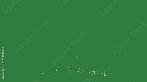A green screen with white background and an image of clock on it dots animated chromakey background design illustration emotion expression movement motion style scene frame cartoonish
