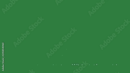 A green screen with white background and dots on it animated chromakey background backgrounds creative figure movement cartoonish motion illustration colorful scene design gesture composition