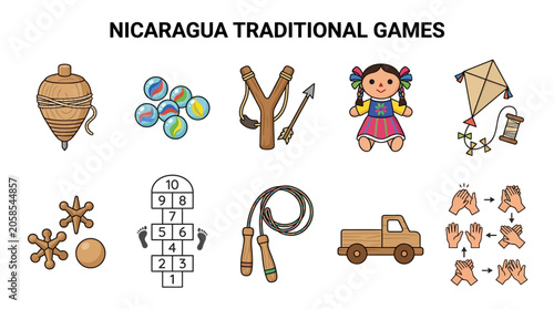 Photography Nicaragua Traditional Games Illustration