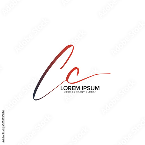 CC Logo Design, CC Initials Monogram, CC Handwritten Signature Logo, Elegant CC Letters, Luxury Monogram Vector, Custom Branding Identity, Premium Typography Design